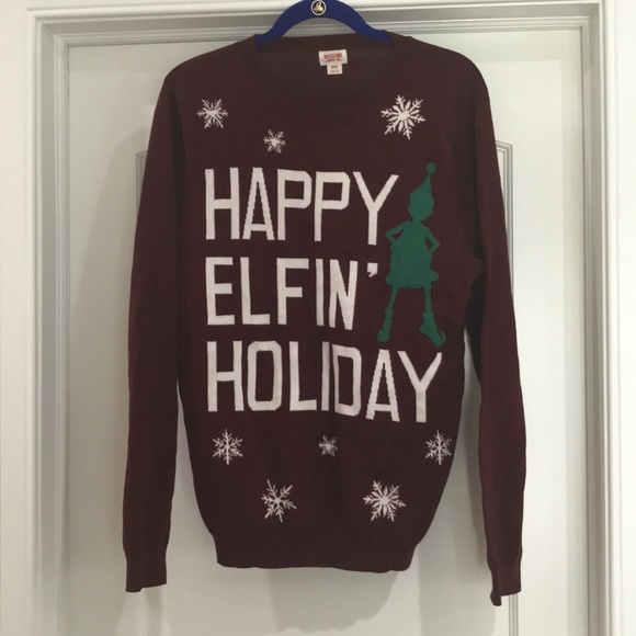Happy Elfin Holiday Sweater 
